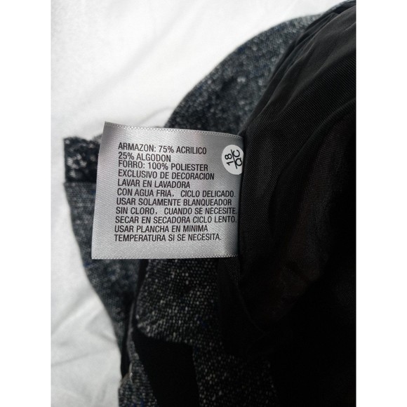 NWT Worthington Faux Corset Waist Tweed Pencil Skirt with Lace Hem size 6 - Picture 5 of 11